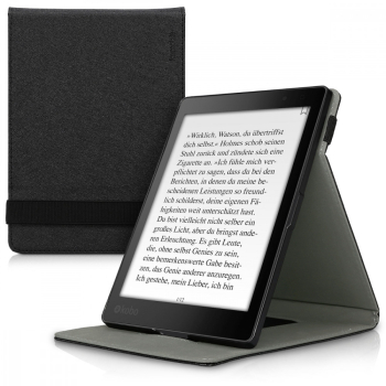 Husa pentru Kobo Aura One Piele ecologica Negru 45100.01 