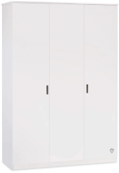Dulap cu 3 usi Colectia White 137x53x197 cm 