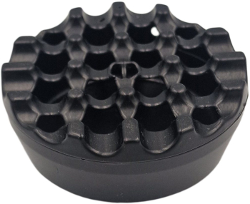 Scrumiera metalica Ø 9xh3 cm EHA - Negru 