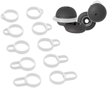 Set 5 Eartip kwmobile pentru Sony Linkbuds WF-L900 Silicon Alb 58866.02 