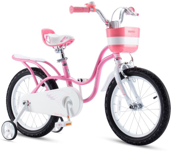 Bicicleta Copii 3-5 ani Royal Baby Little Swan 14 Roz 