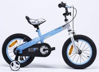 Bicicleta Copii 4-6 ani Royal Baby Matt Button 16 Albastru 
