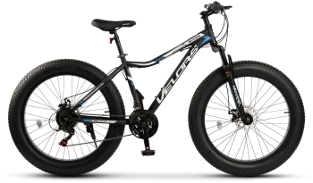 Bicicleta Fat-Bike Velors Mars V2605G 26 Negru/Alb/Albastru 
