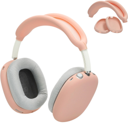 Husa Kwmobile pentru casti Apple Airpods Max Roz Silicon 59790.04 