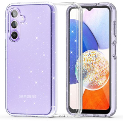 Husa pentru Samsung Galaxy A14 4G - Marmalis SparkleSkin Clear 