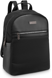 Rucsac urban dama Zagatto R Negru Casual Sport Scolar Protectie suplimentara Fermoar dublu Impermeabil Bretele reglabile Compatib