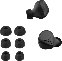Set 6 Varfuri de schimb pentru casti Jabra Elite 7 Pro/Elite 7 Active Kwmobile Negru Silicon 58253.01 