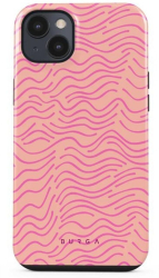 Husa Burga Dual Layer Secret Spot compatibila cu iPhone 14 Plus Roz 