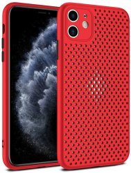Husa Lemontti Bubble compatibila cu iPhone 12 Mini Rosu
