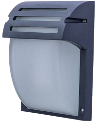 Aplica perete exterior LuminiLux Negru 2518 cm Metal Led 