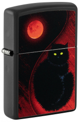 Bricheta Zippo 48453 Black Cat and Bloody Moon 