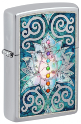 Bricheta Zippo 48592 Fusion Lotus Flower 