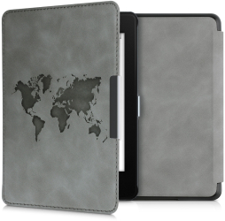 Husa pentru Kindle Paperwhite 10 Piele ecologica Gri 48975.13