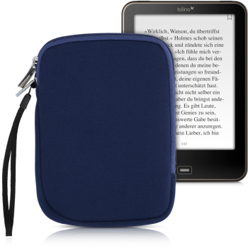 Husa universala pentru eBook reader Textil Albastru 50334.17 