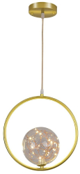 Lustra dormitor LuminiLux Gold 30 x 30 cm Metal 