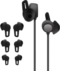 Set 6 Varfuri de schimb pentru casti Huawei FreeLace Pro Kwmobile Negru Silicon 54780.01 