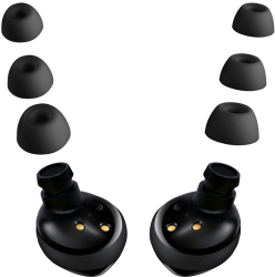 Set 6 Varfuri de schimb pentru casti Samsung Galaxy Buds 2 Kwmobile Negru Silicon 56546.01