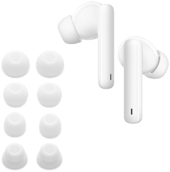 Set 8 Varfuri de schimb pentru casti Huawei FreeBuds 4i Kwmobile Alb Silicon 56866.02 