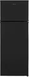 Frigider cu doua usi Finlux FXRA 260BE rafturi sticla securizata LessFrost iluminare LED Clasa E 213L H 144 cm Negru 