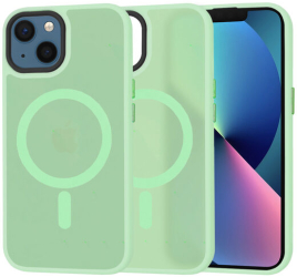 Husa pentru Apple iPhone 13 - Marmalis HaloFrost MagSafe Light Green 
