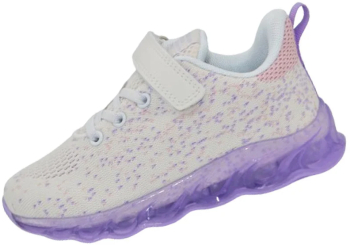 Pantofi sport cu led pentru fete American Club ES135 24 Alb 
