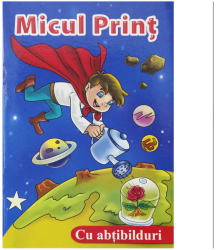 Carte povesti de colorat Micul Print cu abtibilduri