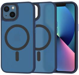 Husa pentru Apple iPhone 13 - Marmalis HaloFrost MagSafe Deep Blue 