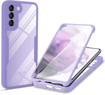 Husa pentru Samsung Galaxy S23 cu Folie de Protectie Marmalis ColorVerse 360 Purple 