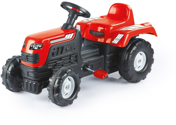 Tractor cu pedale Ranchero Rosu 52x81.5x45 cm - DOLU 