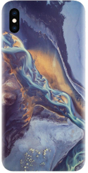 Husa din silicon compatibila cu Apple iPhone XS Max - model Abstract 101 