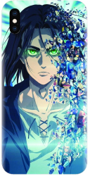 Husa din silicon compatibila cu Apple iPhone XS Max - model Anime Aot CSR 1300 