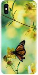 Husa din silicon compatibila cu Apple iPhone XS Max - model Butterfly 001 