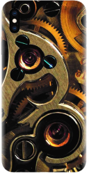 Husa din silicon compatibila cu Apple iPhone XS Max - model Clock Mechanism 