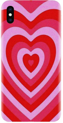 Husa din silicon compatibila cu Apple iPhone XS Max - model PPG Heart Tunnel 