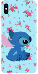 Husa din silicon compatibila cu Apple iPhone XS Max - model Stitch Cellphone 