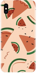 Husa din silicon compatibila cu Apple iPhone XS Max - model Summer Vibes Fruit 