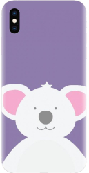 Husa din silicon compatibila cu Apple iPhone XS Max - model Urs Koala 