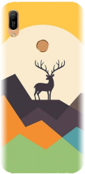 Husa din silicon compatibila cu Huawei Y6s - model Abstract Deer 