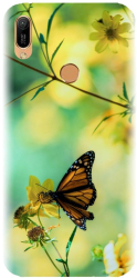 Husa din silicon compatibila cu Huawei Y6s - model Butterfly 001 