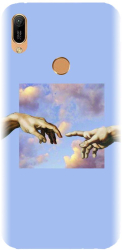 Husa din silicon compatibila cu Huawei Y6s - model The Touch Of God 