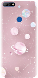 Husa din silicon compatibila cu Huawei Y7 2018 - model Zodiac 