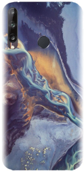 Husa din silicon compatibila cu Huawei Y7p - model Abstract 101 