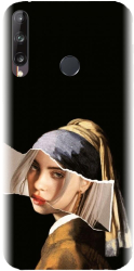 Husa din silicon compatibila cu Huawei Y7p - model Billie art 