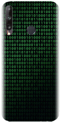 Husa din silicon compatibila cu Huawei Y7p - model Binary Code 