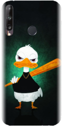 Husa din silicon compatibila cu Huawei Y7p - model Duck With A Bat