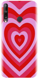 Husa din silicon compatibila cu Huawei Y7p - model PPG Heart Tunnel 