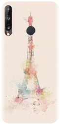 Husa din silicon compatibila cu Huawei Y7p - model Turnul Eiffel 