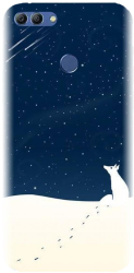 Husa din silicon compatibila cu Huawei Y9 2018 - model Winter Night 