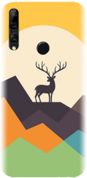 Husa din silicon compatibila cu Huawei Y9 2019 - model Abstract Deer 