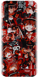 Husa din silicon compatibila cu Huawei Y9 2019 - model Anime Red 